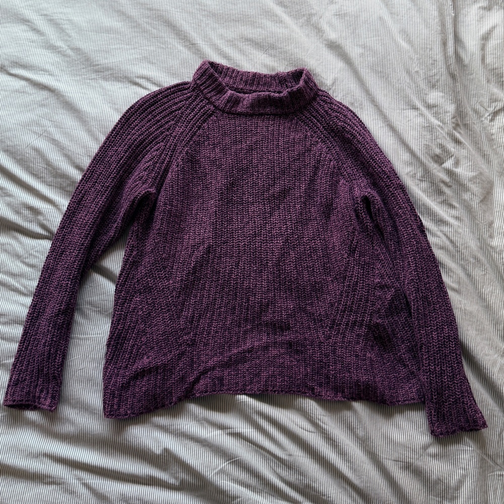 Cotton Purple Sweater
